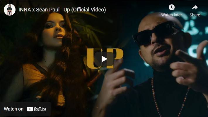 Sean Paul și INNA lansează clipul piesei Up